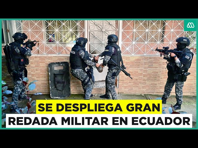 ⁣Ecuador despliega gran redada militar tras disputa entre pandillas que dejó a más de 22 fallecidos