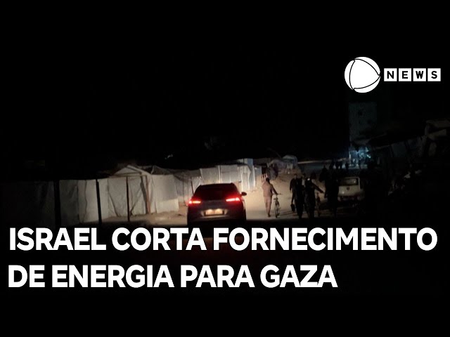 ⁣Israel interrompe fornecimento de energia para Gaza