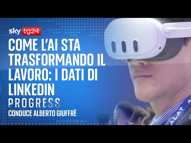 ⁣Come l’AI sta trasformando il lavoro: i dati di LinkedIn