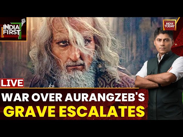 ⁣India First with Gaurav Sawant LIVE: 'Shivaji's Descendants' Want Aurangzeb's Gr