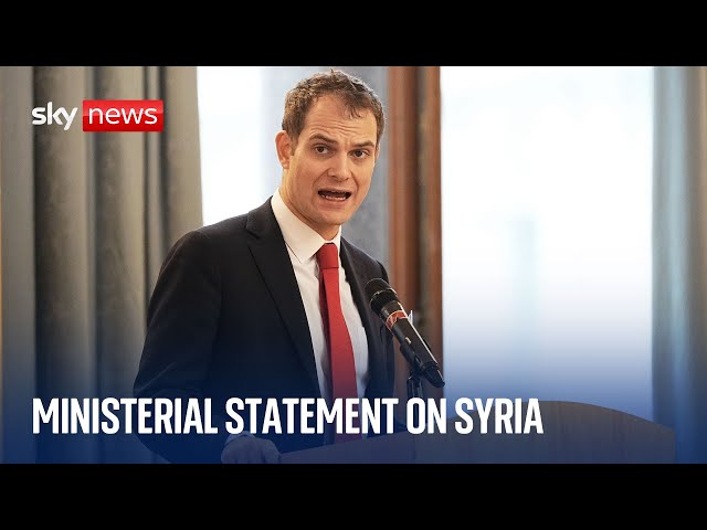 ⁣Ministerial statement on Syria