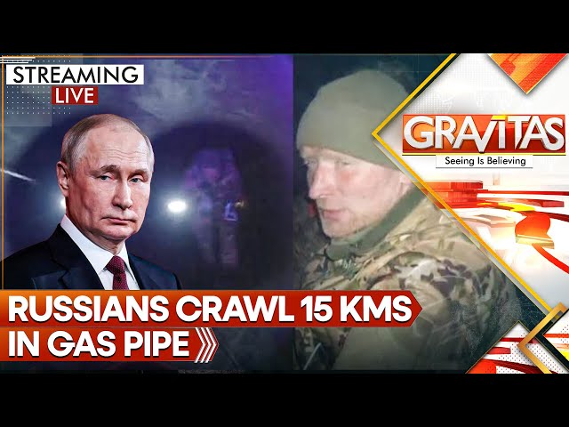 ⁣Russian Troops Crawl Through Gas Pipe To Capture Towns, Ukraine Desperate For Deal | Gravitas LIVE