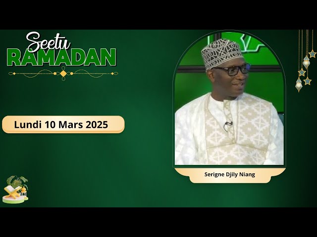 ⁣ TFM LIVE : Seetu Ramadan - 10 Mars 2025 - Pr : Serigne Djily Niang