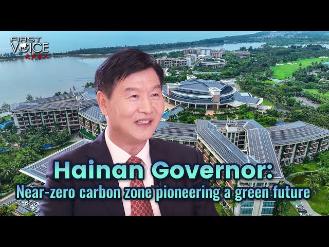 ⁣Hainan governor: Near-zero carbon zone pioneering a green future