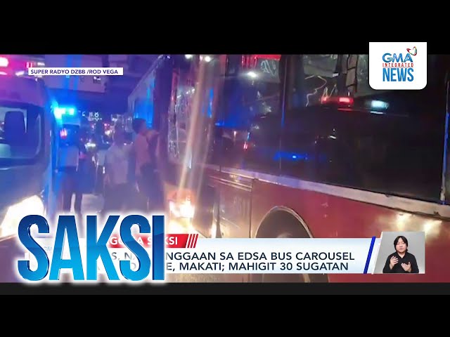 ⁣Saksi: (Part 1) Banggaan sa EDSA Bus Carousel; Away-kalsada sa iba't ibang lugar; "Tanim-B