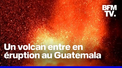 ⁣Guatemala: près de 1.000 personnes évacuées après l'éruption d'un volcan