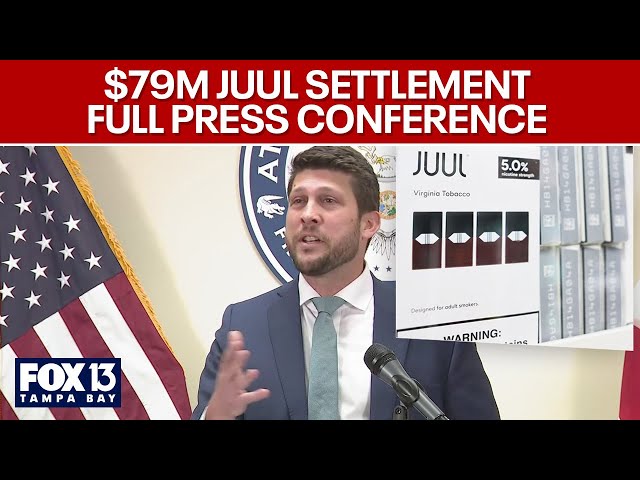 ⁣Florida wins $79M JUUL settlement