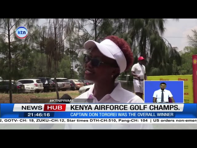 ⁣Captain Don Tororei emerges victorious in the Kenya Airforce Golf Championships