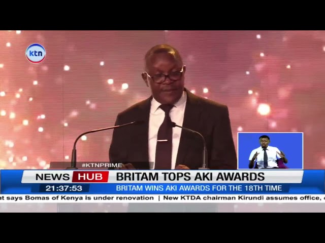 ⁣Britam Holdings wins AKI Awards for the 18th time