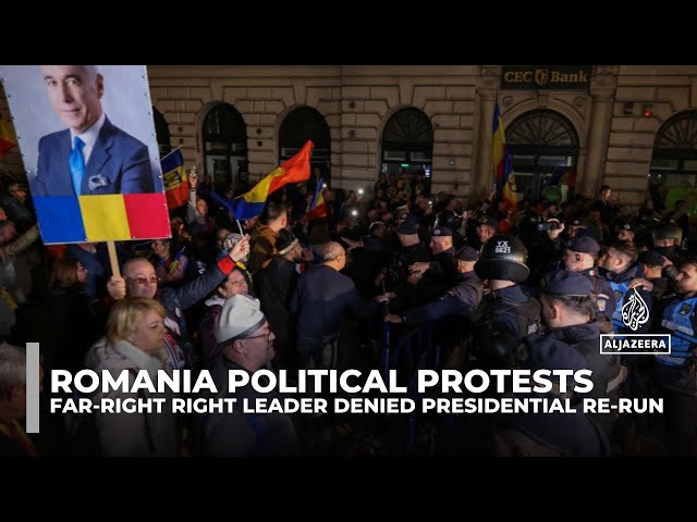 ⁣Romania’s far-right candidate Georgescu barred from May presidential vote