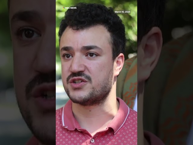 ⁣Columbia grad student who helped organize university's pro-Palestine protests arrested by ICE