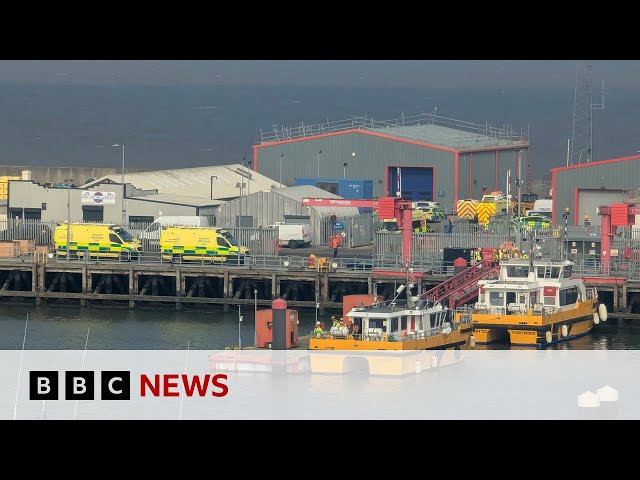 ⁣Jet fuel spills into North Sea after tanker collision | BBC News