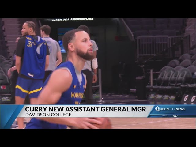 ⁣Steph Curry joins Davidson as assistant GM for basketball