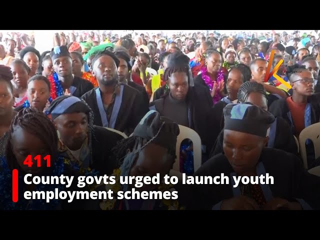 ⁣County governments urged to launch youth employment schemes to combat unemployment