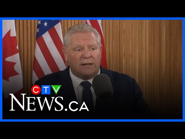 ⁣Doug Ford slaps 25% tax on electricity to the U.S. | CTV News Toronto at Noon for March 10, 2025