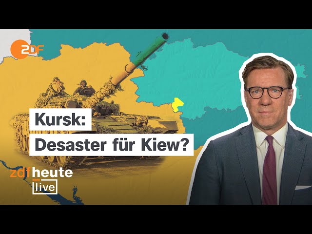 ⁣Rückschläge in Kursk-Region: Ukraine unter Druck | Militärexperte Lange bei ZDFheute live