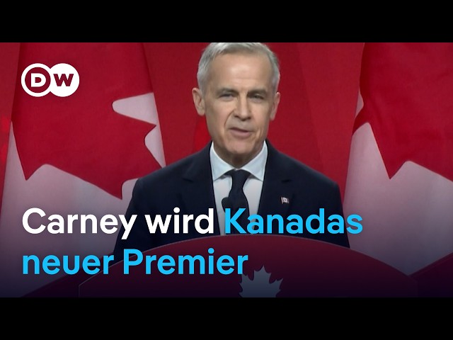 ⁣Kanada: Mark Carney wird Nachfolger von Justin Trudeau | DW Nachrichten