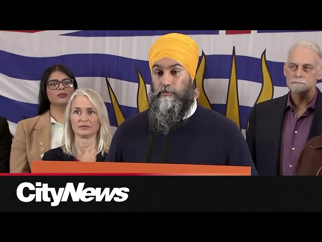 ⁣Singh wants to see key supports passed before a federal election