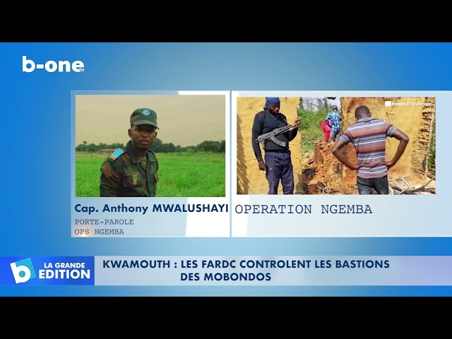 ⁣KWAMOUTH  Les FARDC contrôlent ls bastions des Mobondos