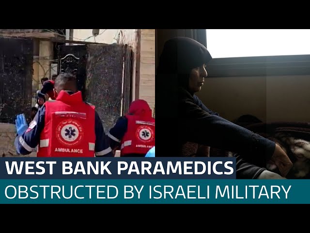 ⁣The video evidence that shows Israeli military obstructing paramedics in the occupied West Bank