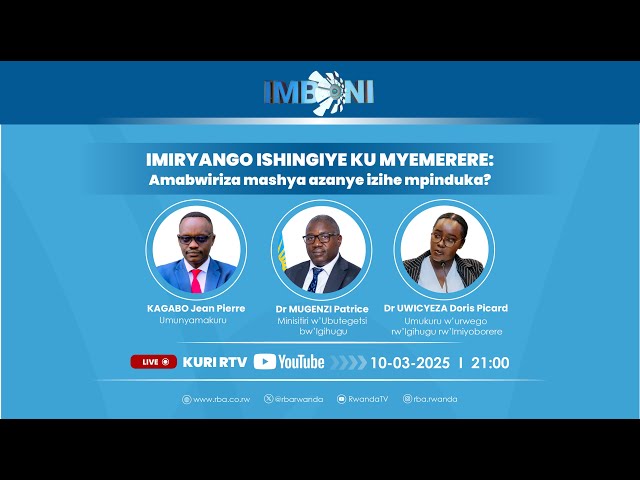 ⁣LIVE: #IMBONI: Imiryango ishingiye ku myemerere: Amabwiriza mashya azanye izihe mpinduka?