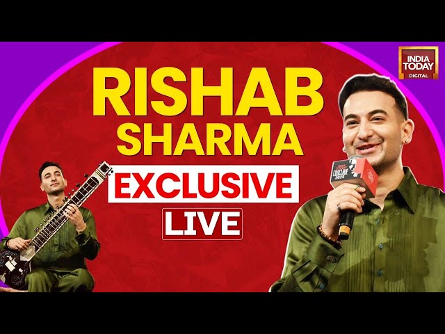 ⁣LIVE: Rishab Rikhiram Sharma On Sitar For Mental Health, White House Experience | India Today LIVE