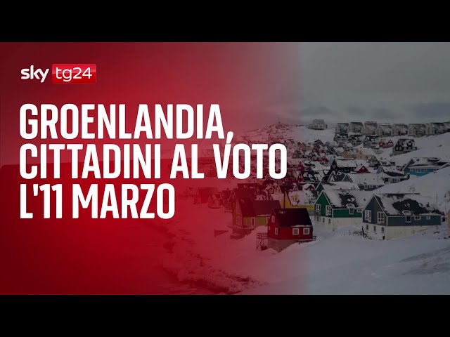 ⁣Groenlandia, cittadini al voto l’11 marzo