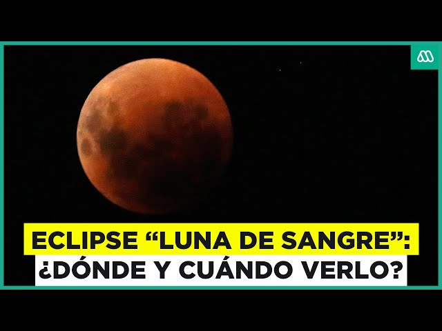 ⁣Eclipse "Luna de Sangre": ¿Cuándo será y dónde podrá verse en Chile?