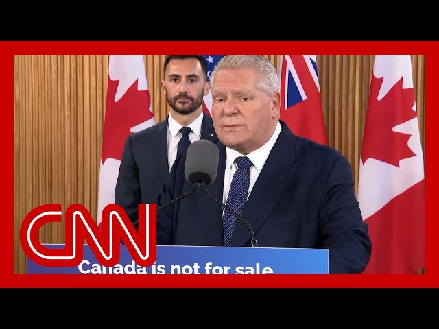 ⁣Ontario premier threatens to ‘shut off electricity completely’ for US if trade war escalates