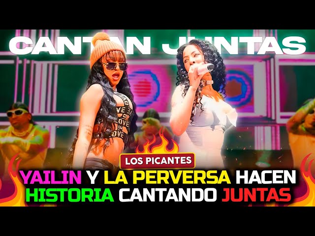 ⁣Yailin y La Perversa hacen historia cantando juntas en vivo | Vive el Espectáculo