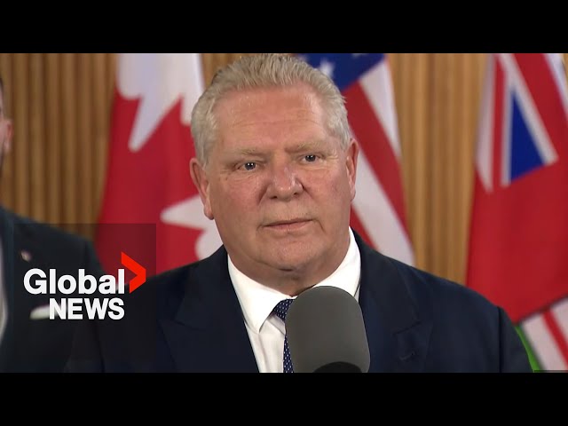 ⁣Doug Ford accuses Trump of trying to push Canada into "recession"