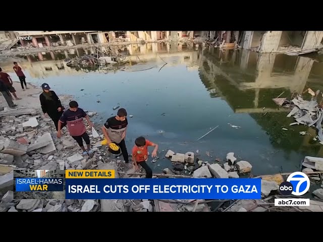 ⁣Israel cuts off electricity to Gaza