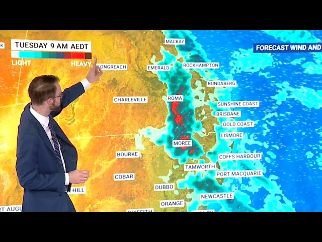 ⁣Weather event ‘eased back significantly’ across eastern Australia