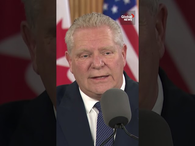 ⁣Doug Ford urges Alberta's Smith to use oil export tax as "trump card" against US