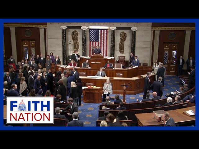 ⁣U.S. Lawmakers Racing to Avoid Government Shutdown | Faith Nation - March 10, 2025