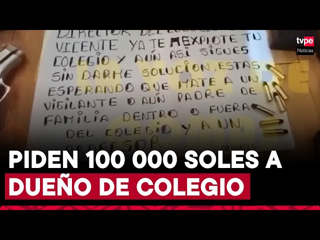 ⁣Todo lo que se sabe del colegio en Comas que no da inicio a clases presenciales por extorsionadores