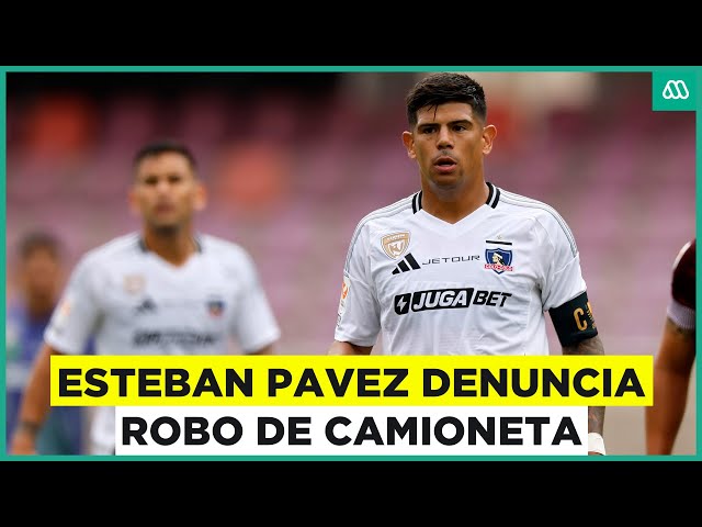 ⁣Esteban Pavez denuncia robo de su camioneta mientras jugaba por Colo Colo