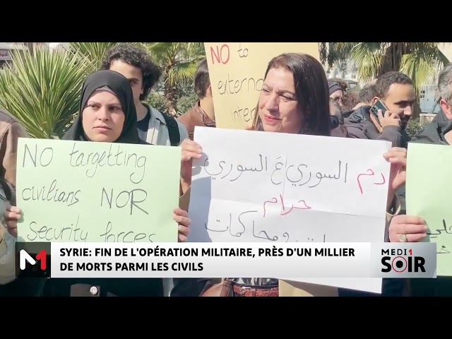 ⁣Syrie : fin de l'opération militaire, près d'un millier de morts parmi les civils