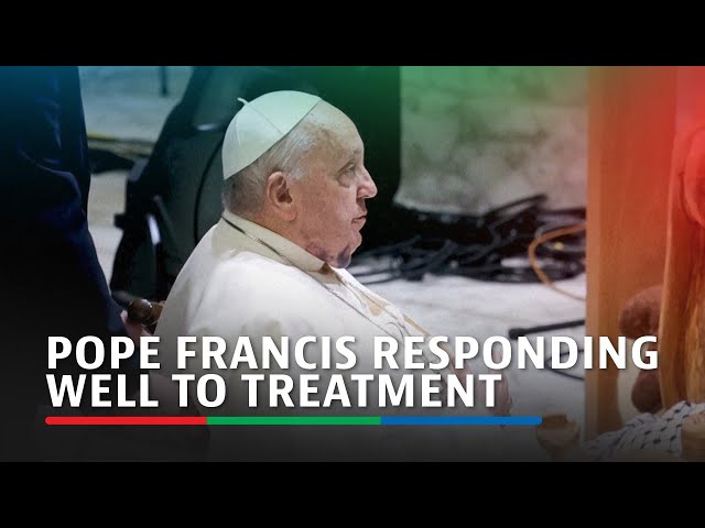 ⁣Pope Francis responding well to treatment, prognosis no longer guarded, Vatican says