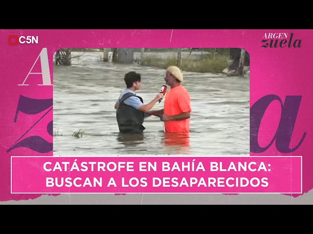 ⁣El sur de BAHÍA BLANCA sigue bajo el AGUA tras la trágica INUNDACIÓN