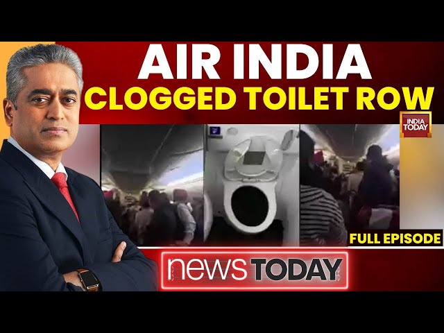 ⁣News Today With Rajdeep Sardesai: Air India Flight's Clogged Toilets Leads To Diversion