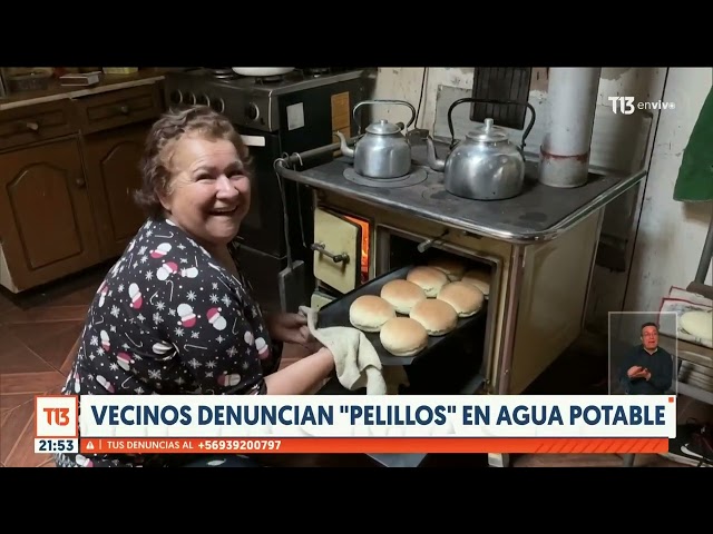 ⁣Vecinos denuncian "pelillos" en agua potable