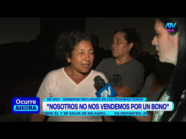 ⁣Afectados por incendio en almacén: "No escuchamos ningún pronunciamiento de la presidenta"