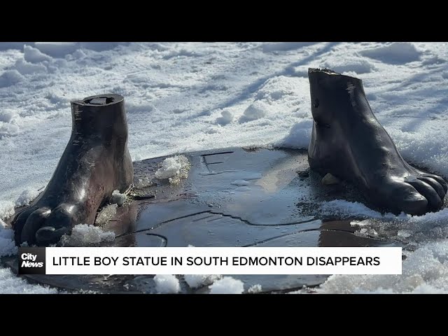 Centerpiece south Edmonton statue disappears