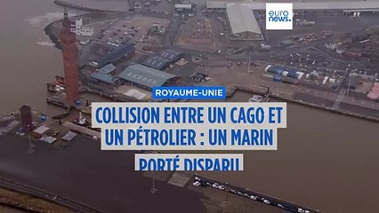 ⁣Collision entre un pétrolier et un cargo en mer du Nord : un marin disparu et risque de pollution