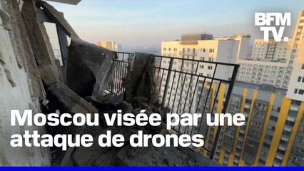 Moscou visée par une attaque "massive" de drones, la plus importante depuis le début de l&