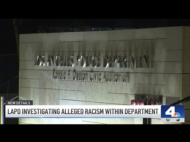 ⁣LAPD investigates alleged racism with the department