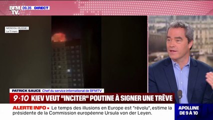 ⁣L'Ukraine affirme que l'attaque de drones qui a visé Moscou et sa région doit "incite