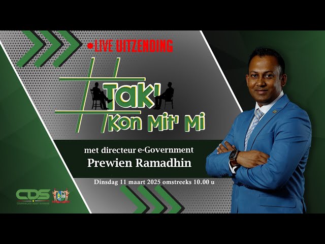 ⁣TAK' KON MIT' MI MET DIRECTEUR E-GOVERNMENT, PREWIEN RAMADHIN 11-03-2025