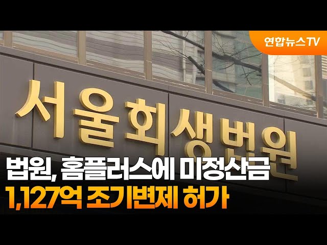 법원, 홈플러스에 미정산금 1,127억 조기변제 허가 / 연합뉴스TV (YonhapnewsTV)